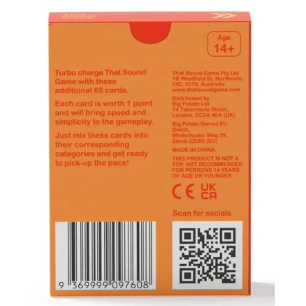 That Sound Game Expansion Turbo Pack Party Game - Image 3