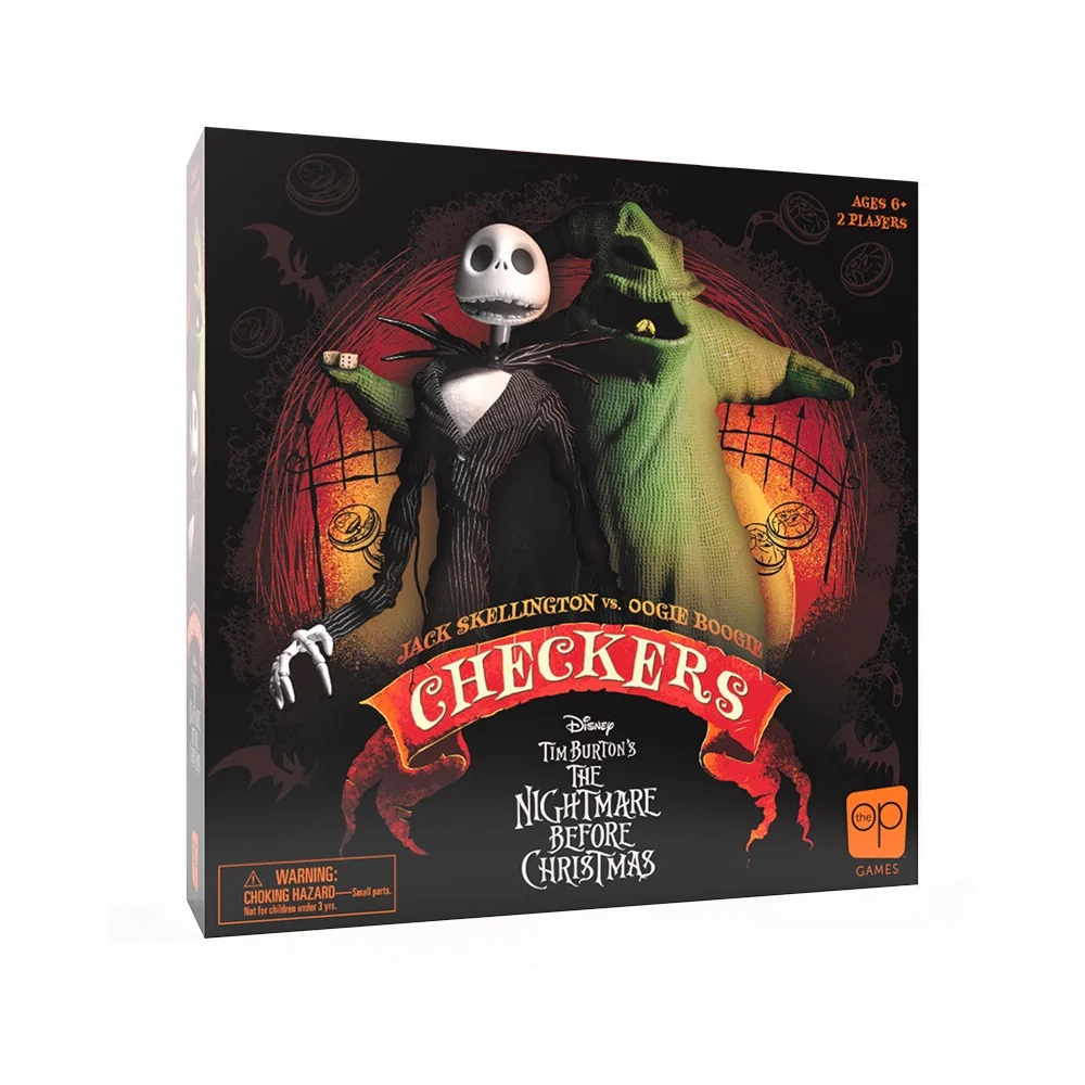 The Op Checkers Disney Tim Burton The Nightmare Before Christmas Board Game 6y+ - Image 2