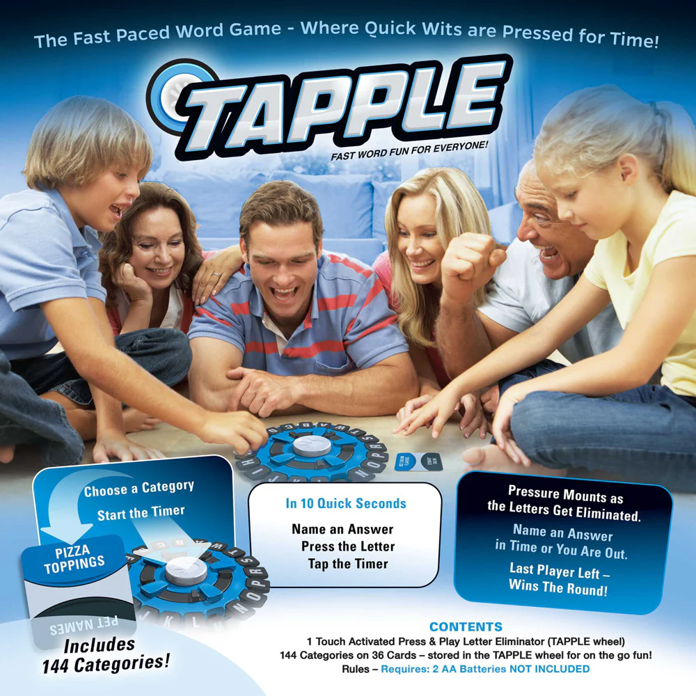 The Op Tapple Fast Word Tabletop Board Game Family Party 2-8 Players Set 8y+ - Image 8