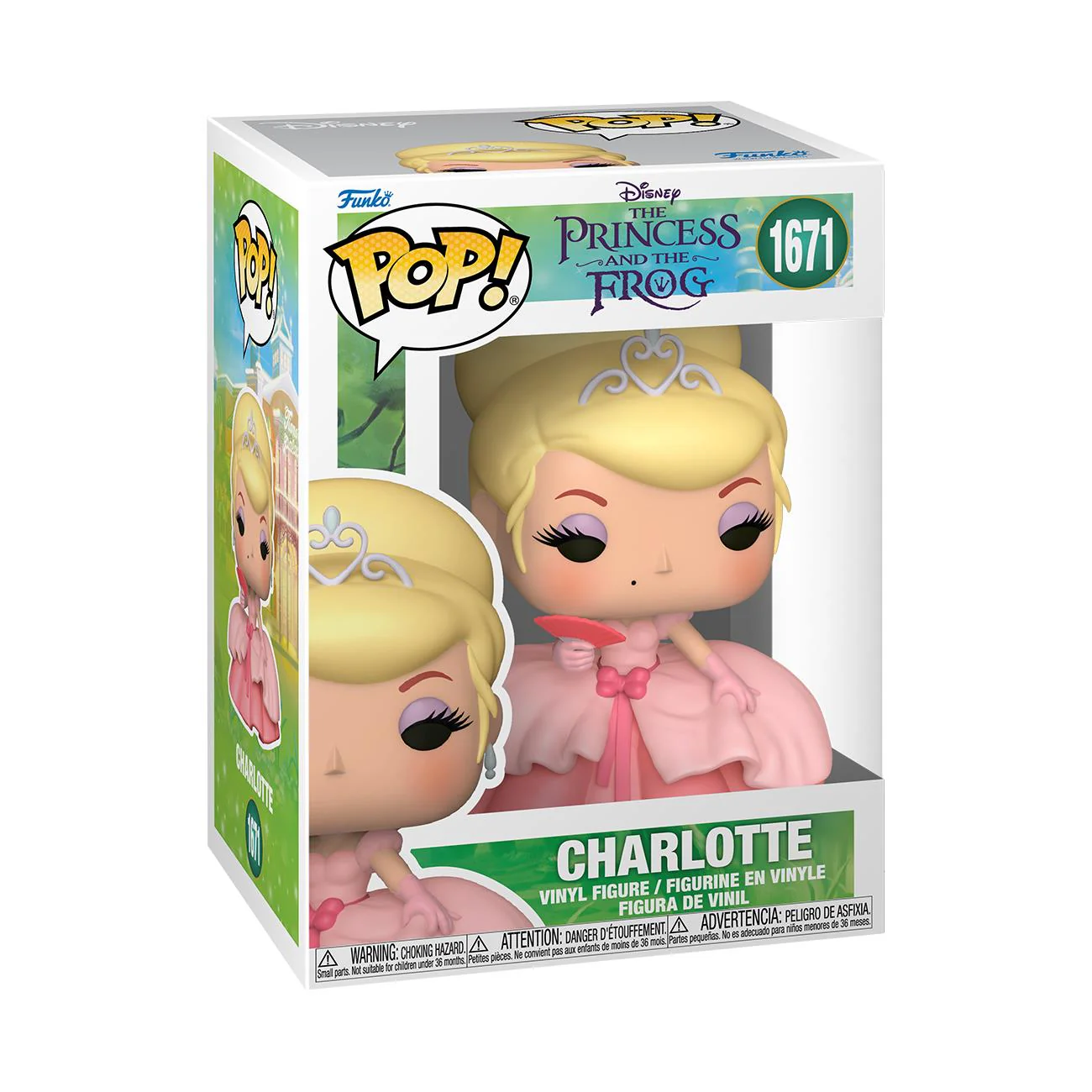 The Princess and The Frog - Charlotte Pop! Vinyl - Image 2