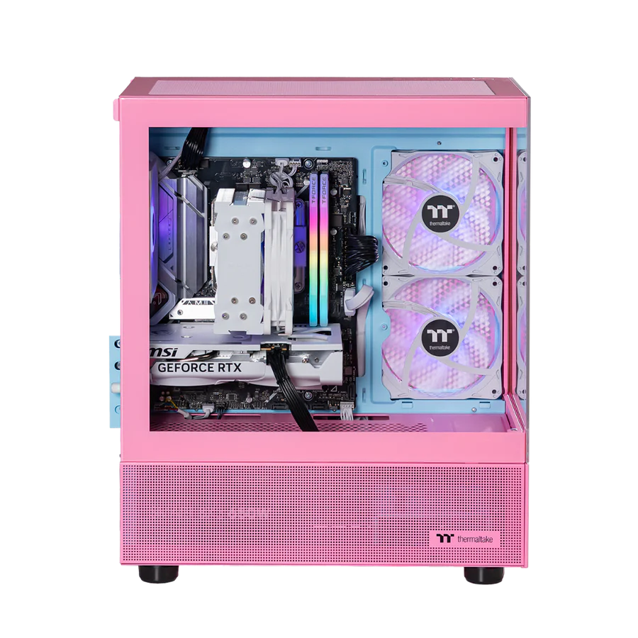Thermaltake Horizon Elite Gaming Desktop PC (Intel 14400F / RTX 5060 / 32GB RAM) - Bubble Pink Edition - Image 3