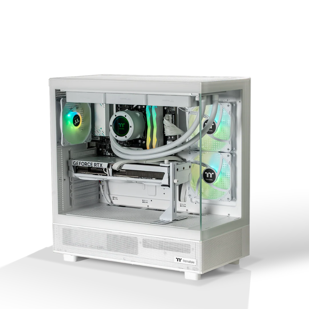 Thermaltake Horizon Xtreme V2 Snow Gaming Desktop PC (AMD 7800X3D / RTX 5080 / 32GB RAM)
