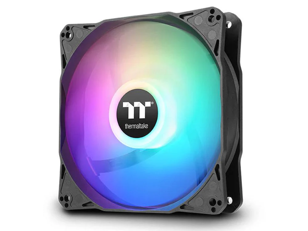 Thermaltake LE 120mm ARGB PWM Cooling Fan - Black Edition (3-Pack) - Image 2