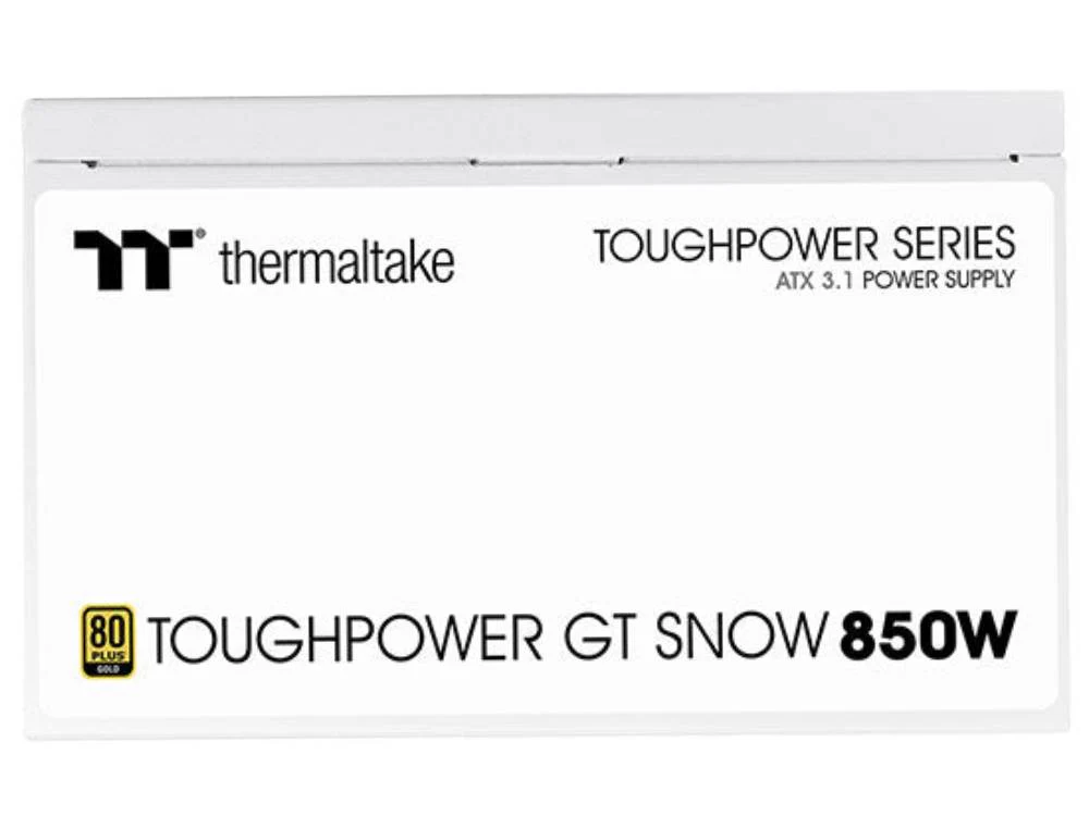 Thermaltake Toughpower GT 850W 80+ Gold PCIe Gen5.1 ATX 3.1 Fully Modular Power Supply - White (PS-TPT-0850FNFAGA-W) - Image 6