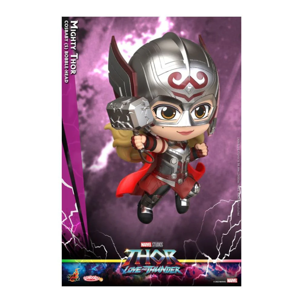 Thor 4 Love and Thunder Mighty Thor Cosbaby Figure Kids Collectable Toy - Image 2