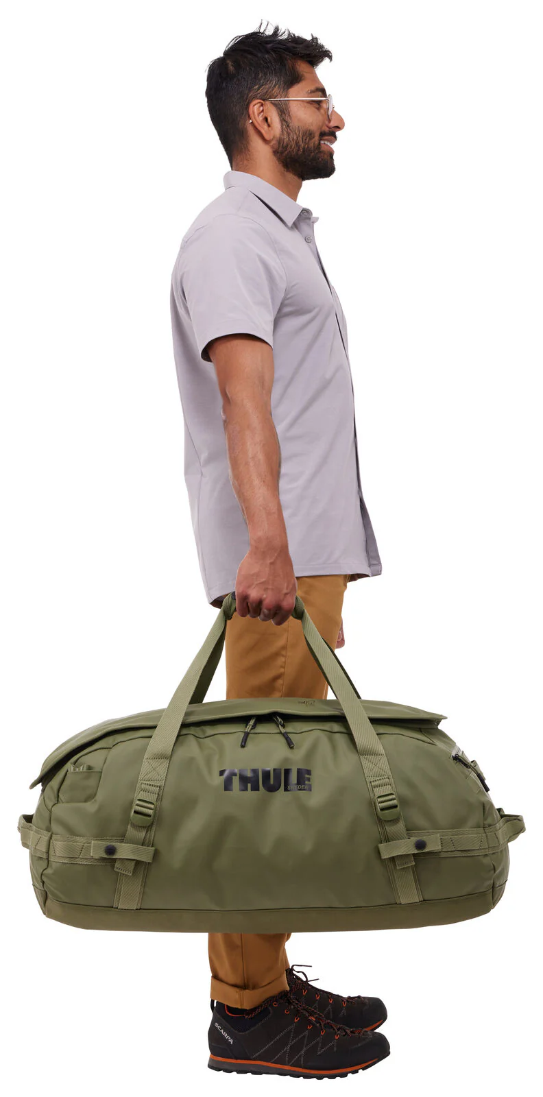 Thule Chasm Convertible Backpack Duffle 70L (Olivine) - Image 7