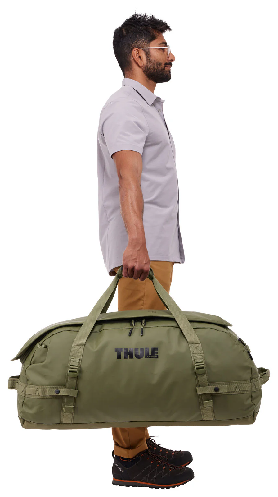 Thule Chasm Duffle Travel Backpack Extra Large 90L (Olivine) - Image 3