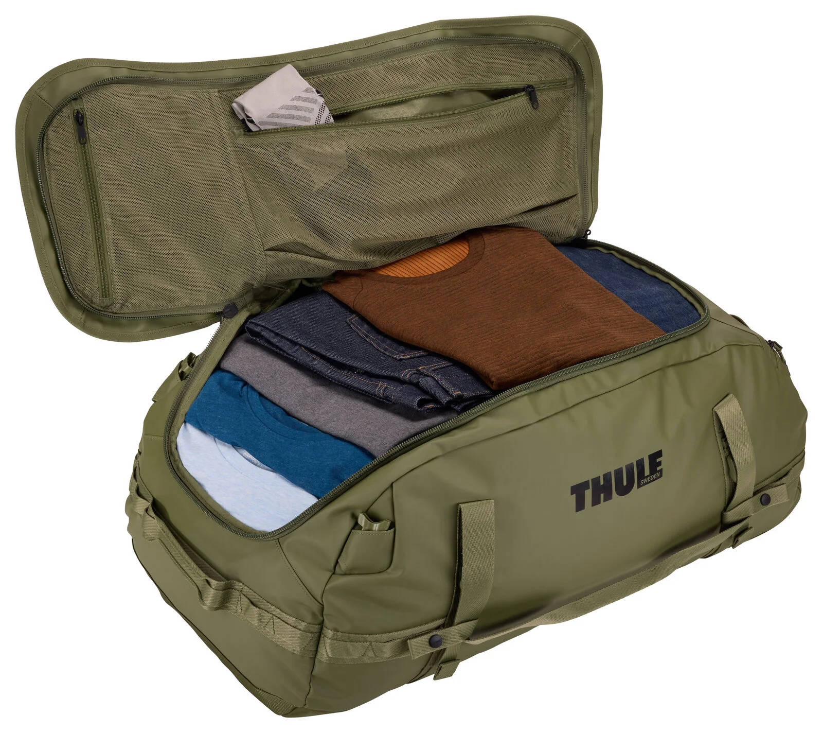 Thule Chasm Duffle Travel Backpack Extra Large 90L (Olivine) - Image 6