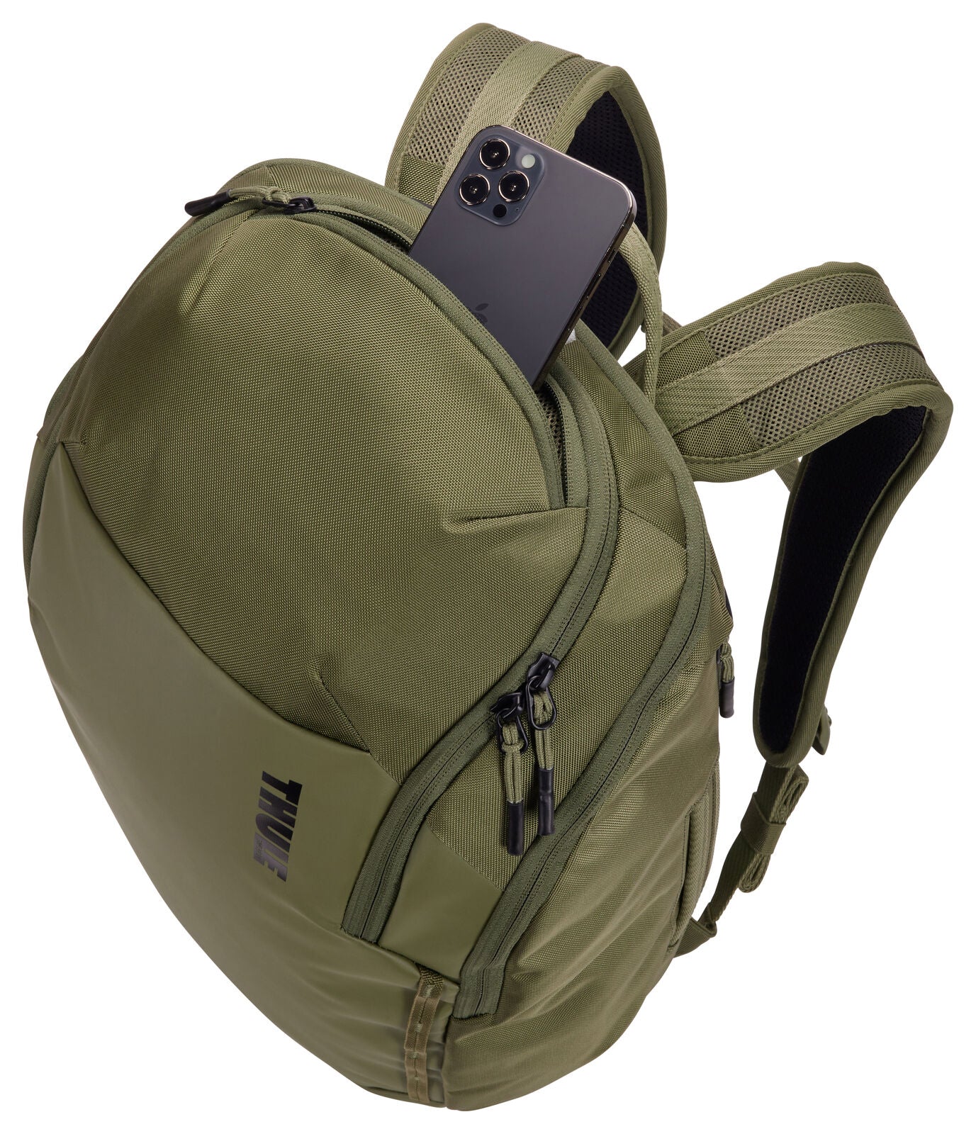 THULE Chasm Everyday Backpack Bag Travel with Laptop Pocket 26L Olivine - Image 5