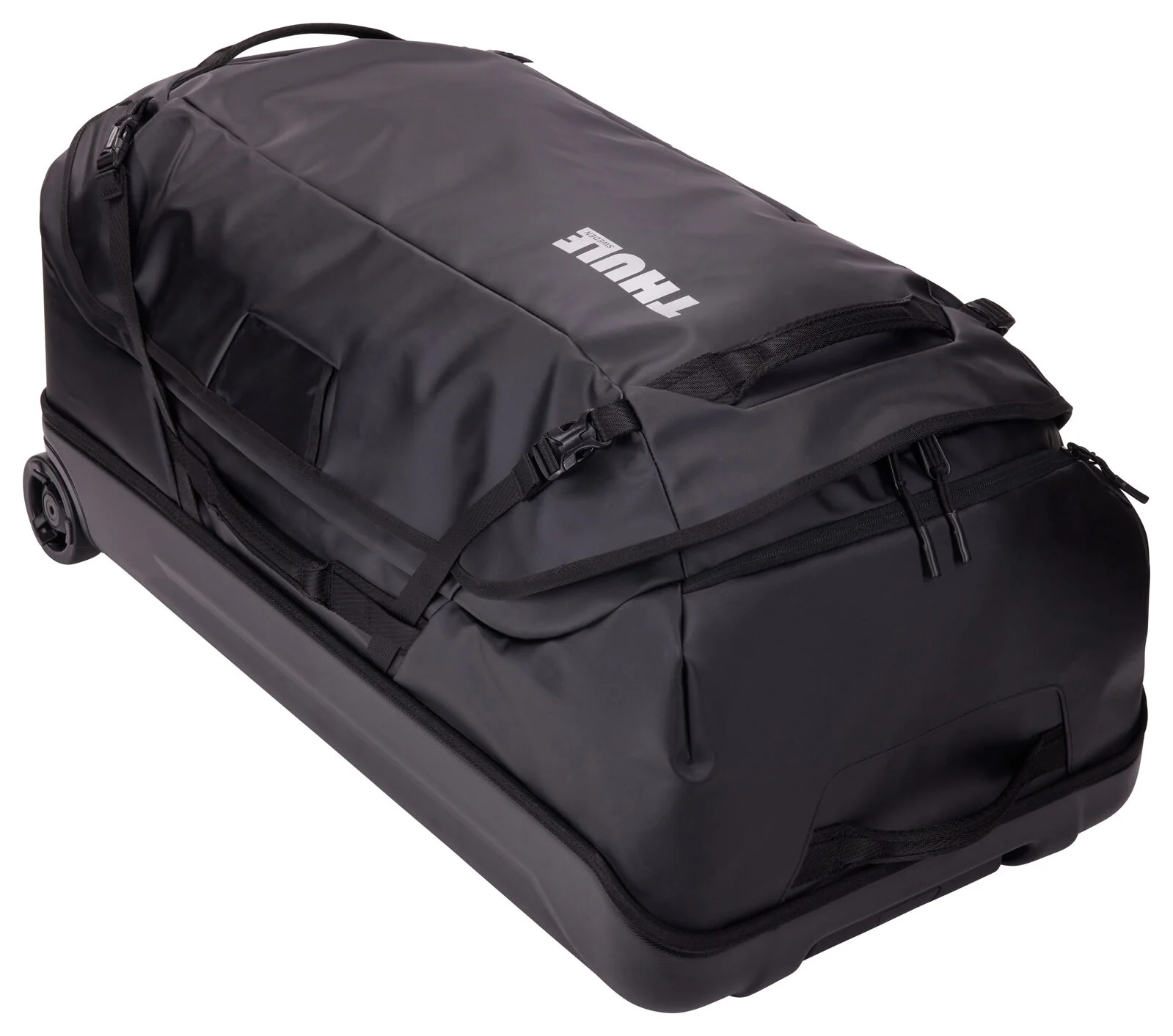 THULE Chasm Wheeled Duffel Travel Suitcase Luggage Bag 110L (Black) - Image 9
