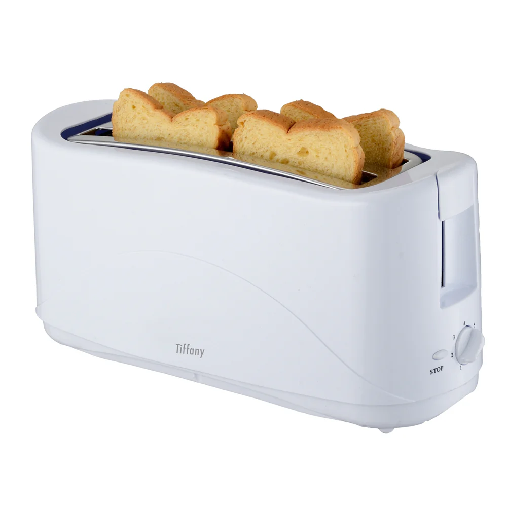 Tiffany 4 Slice Cool Touch Toaster 1300W 7 Browning Settings Automatic Pop-Up