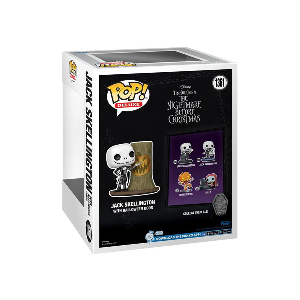TNBC Jack with Halloween Town Door 30th Anniversary Pop Deluxe Figure Kids Toy - Image 3