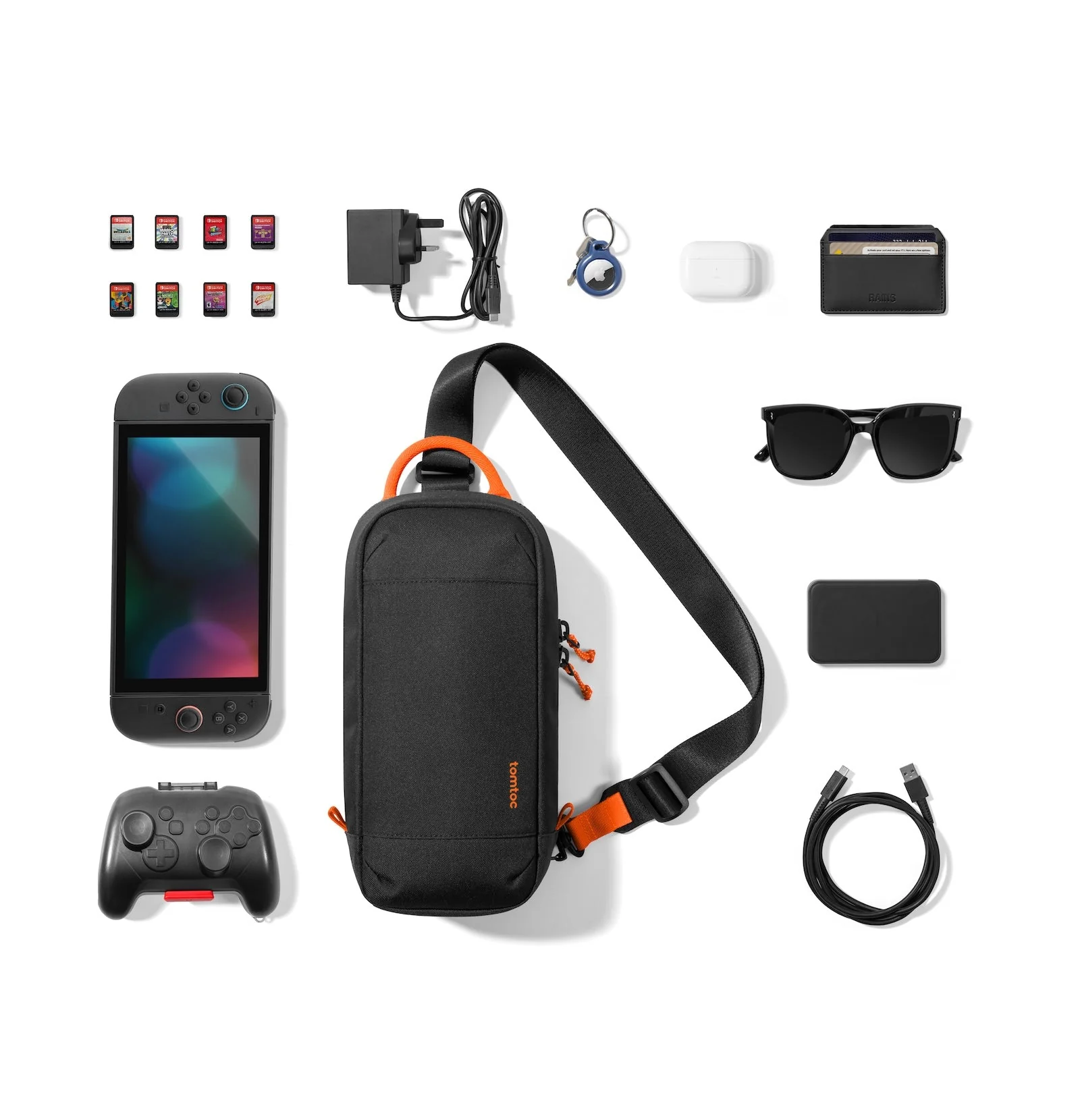 tomtoc GameOn-G49 Switch 2 Travel Bag - Image 7