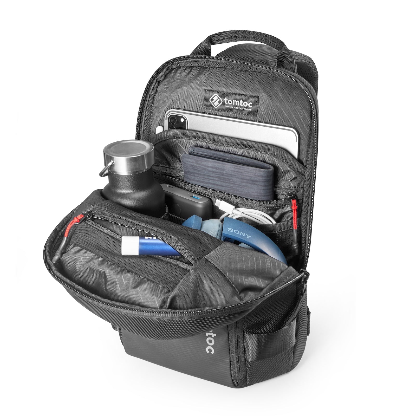 tomtoc Navigator 11" T24 Sling Bag - 5L (Black) - Image 6