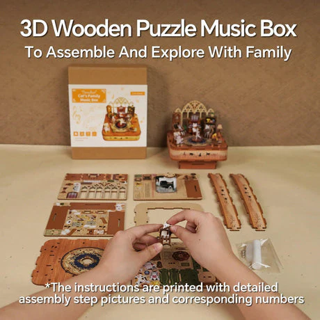 Tonecheer Cat's Family Music Box - Image 3