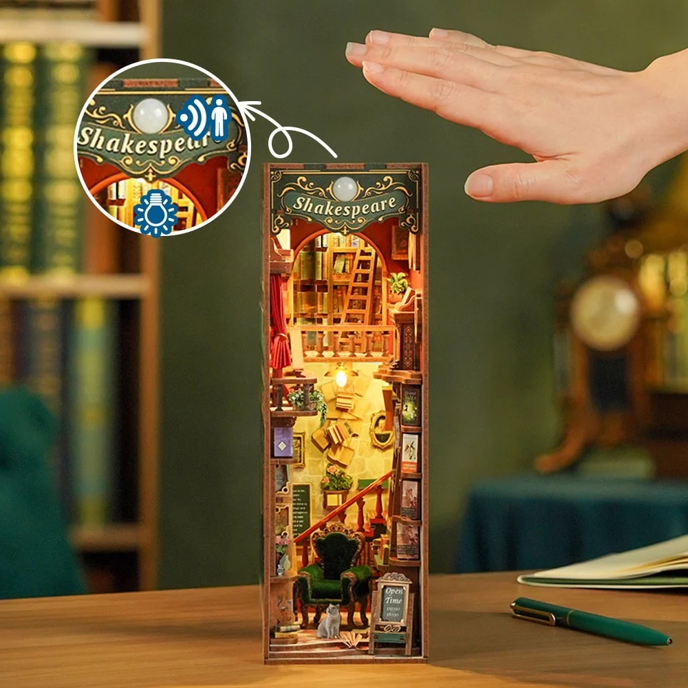 Tonecheer Left Bank Bookstore Book Nook Kit - Image 5