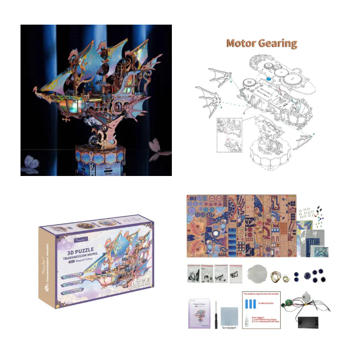 Tonecheer Magical Galaxy Transmission Model Kit - Image 2