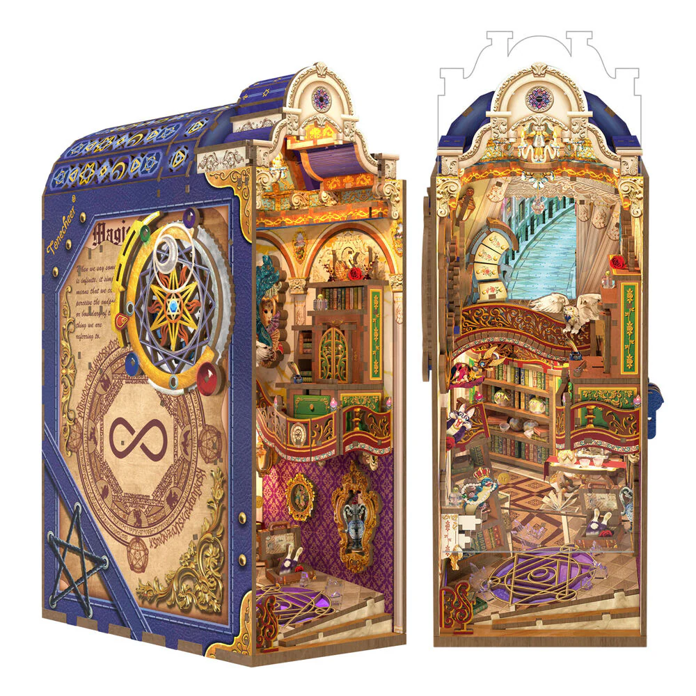 Tonecheer Magical Library Book Nook Kit - Image 3