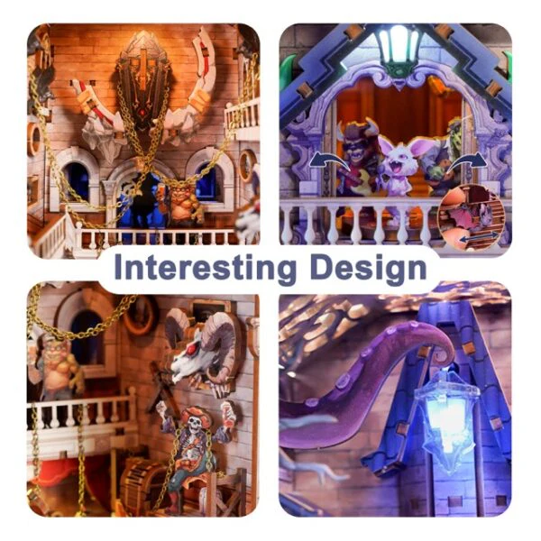 Tonecheer Monster Carnival Book Nook Kit - Image 3
