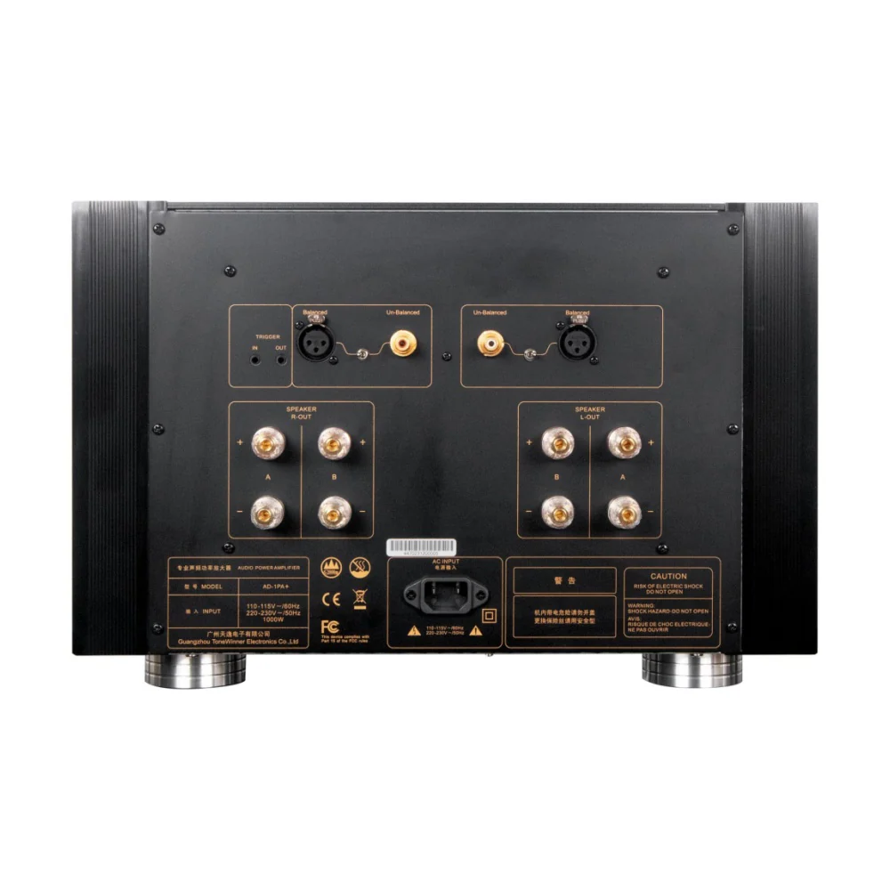 Tonewinner AD-1PA+ Stereo Class A Power Amplifier Black - Image 3