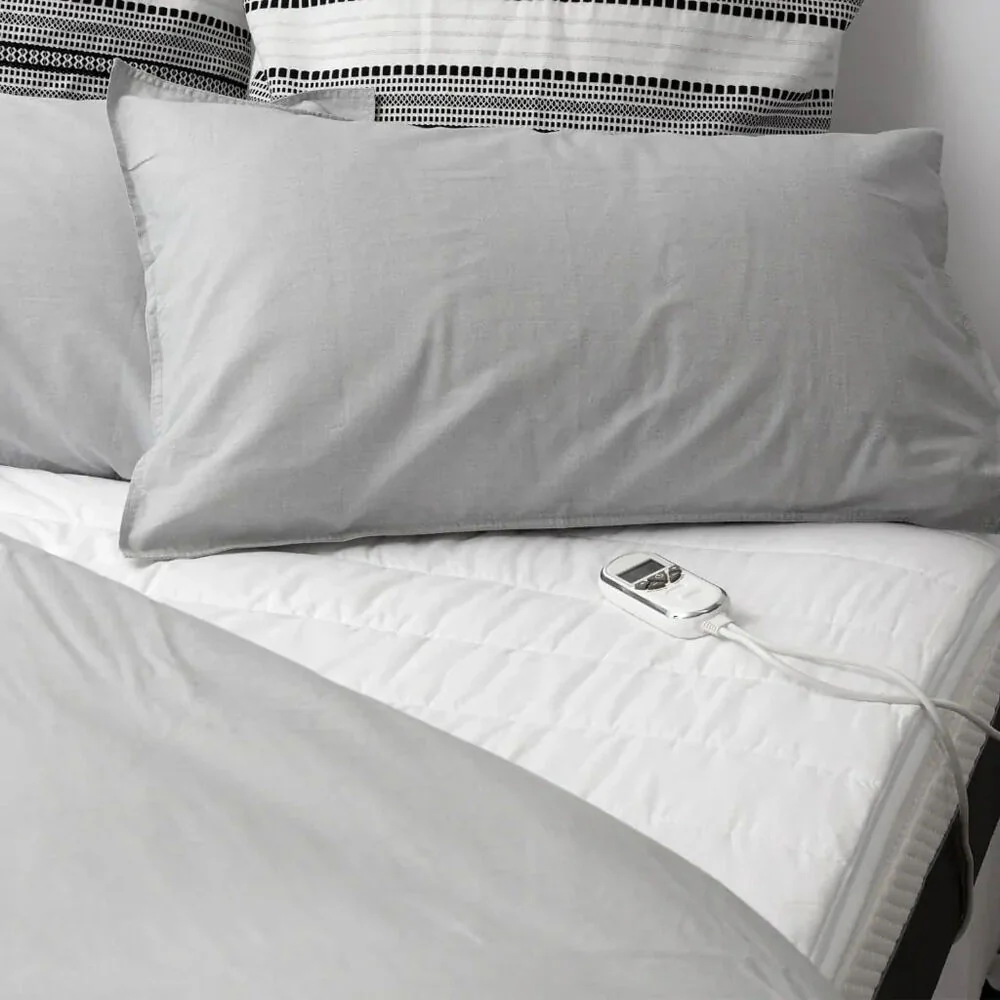 Tontine Queen Luxuriously Warm 2in1 Heated Topper - White - Image 4