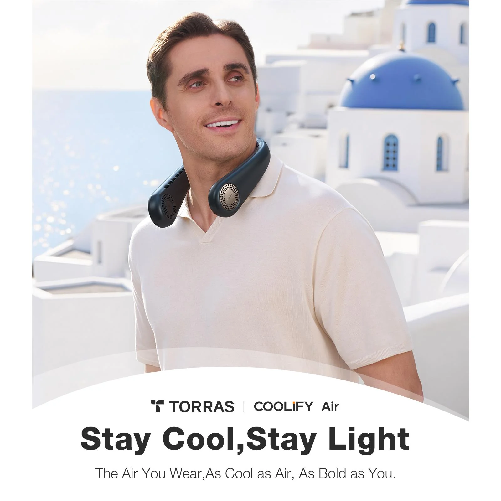 Torras COOLiFY Air Wearable Air Conditioner (Midnight Black) - Image 4