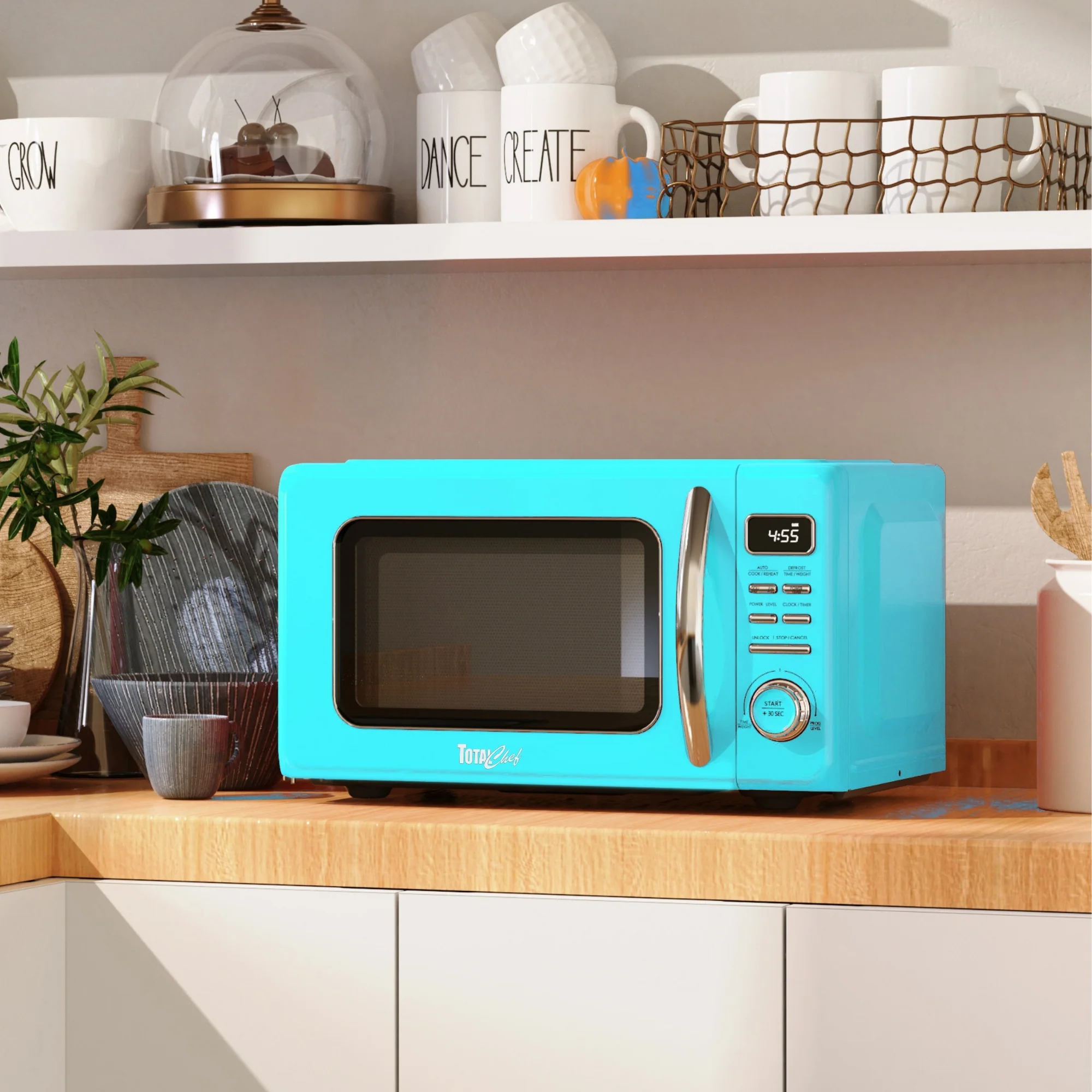 Total Chef Retro Microwave 25L Blue - Image 8