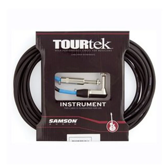 TourTek 7.62m Male Instrument Cable w/ L-Jack Connector (Black)