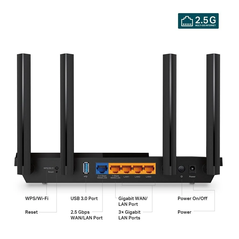 TP-Link Archer AX55 PRO AX3000 Multi-Gigabit Wi-Fi 6 Wireless Router - Image 2