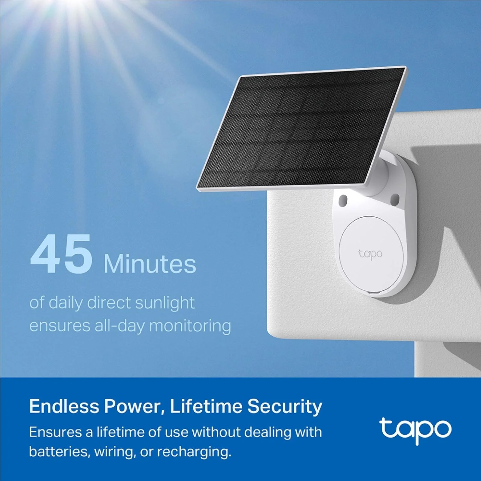 TP-Link Tapo 2K 3MP Smart Wire-Free Security Camera w/Solar Panel [4 Pack] - Image 4