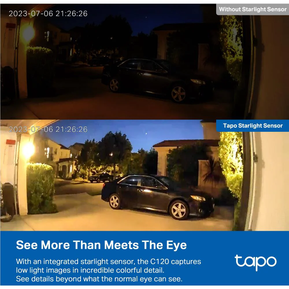 TP-Link Tapo 2K Indoor/Outdoor Wi-Fi Home Security Camera - Image 4