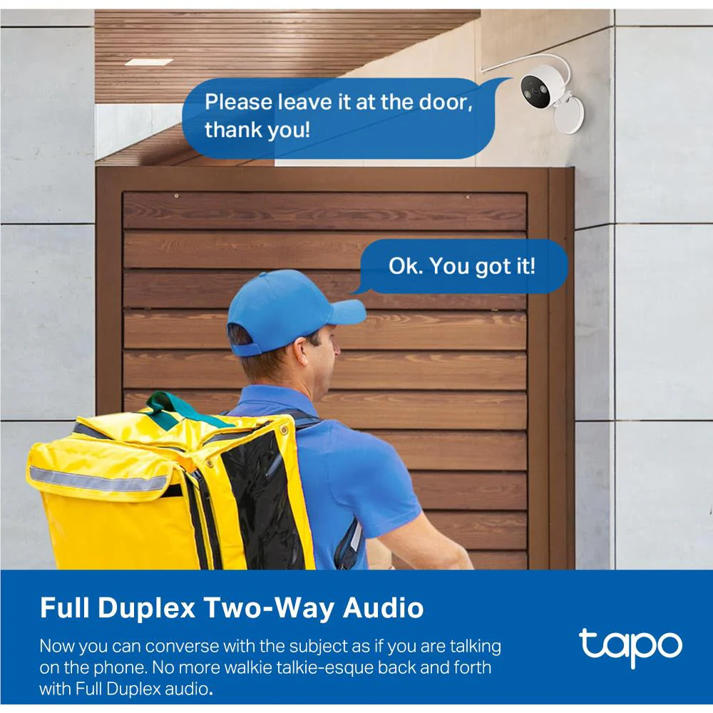 TP-Link Tapo 2K Indoor/Outdoor Wi-Fi Home Security Camera - Image 8