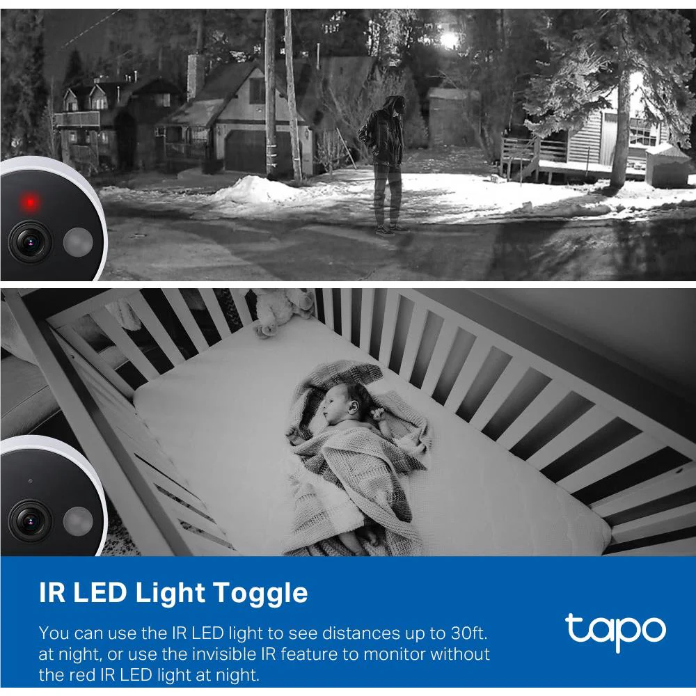 TP-Link Tapo 2K Indoor/Outdoor Wi-Fi Home Security Camera - Image 9