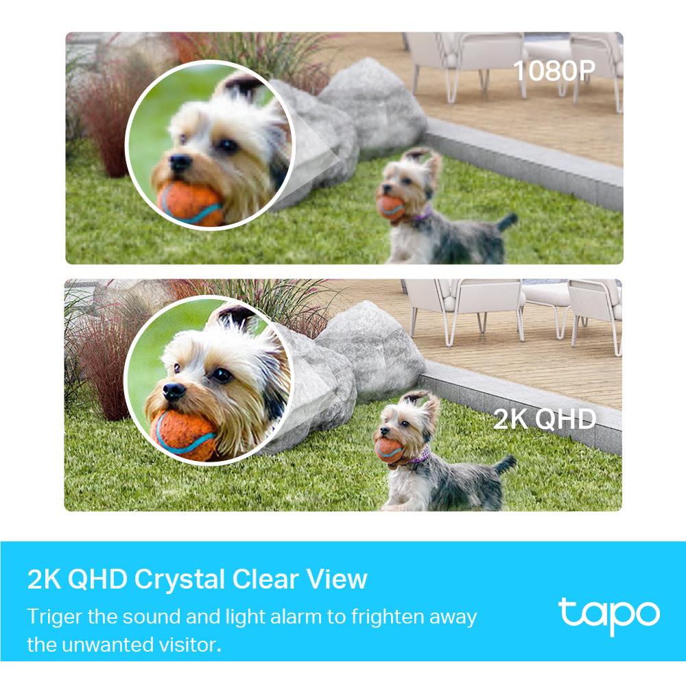 TP-Link Tapo Smart 2K Wire-Free Security Camera System (4 Pack) - Image 5