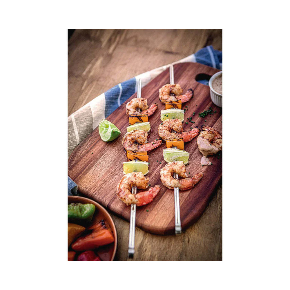 Tramontina 6-Pieces Stainless Steel Churrasco 20cm Skewer Set - Image 2