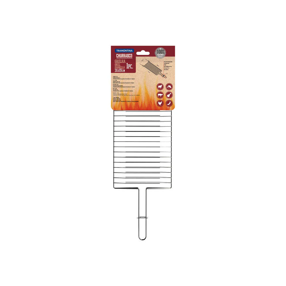 Tramontina Churrasco Stainless Steel Open Fire Grill Tool 56cm - Image 5