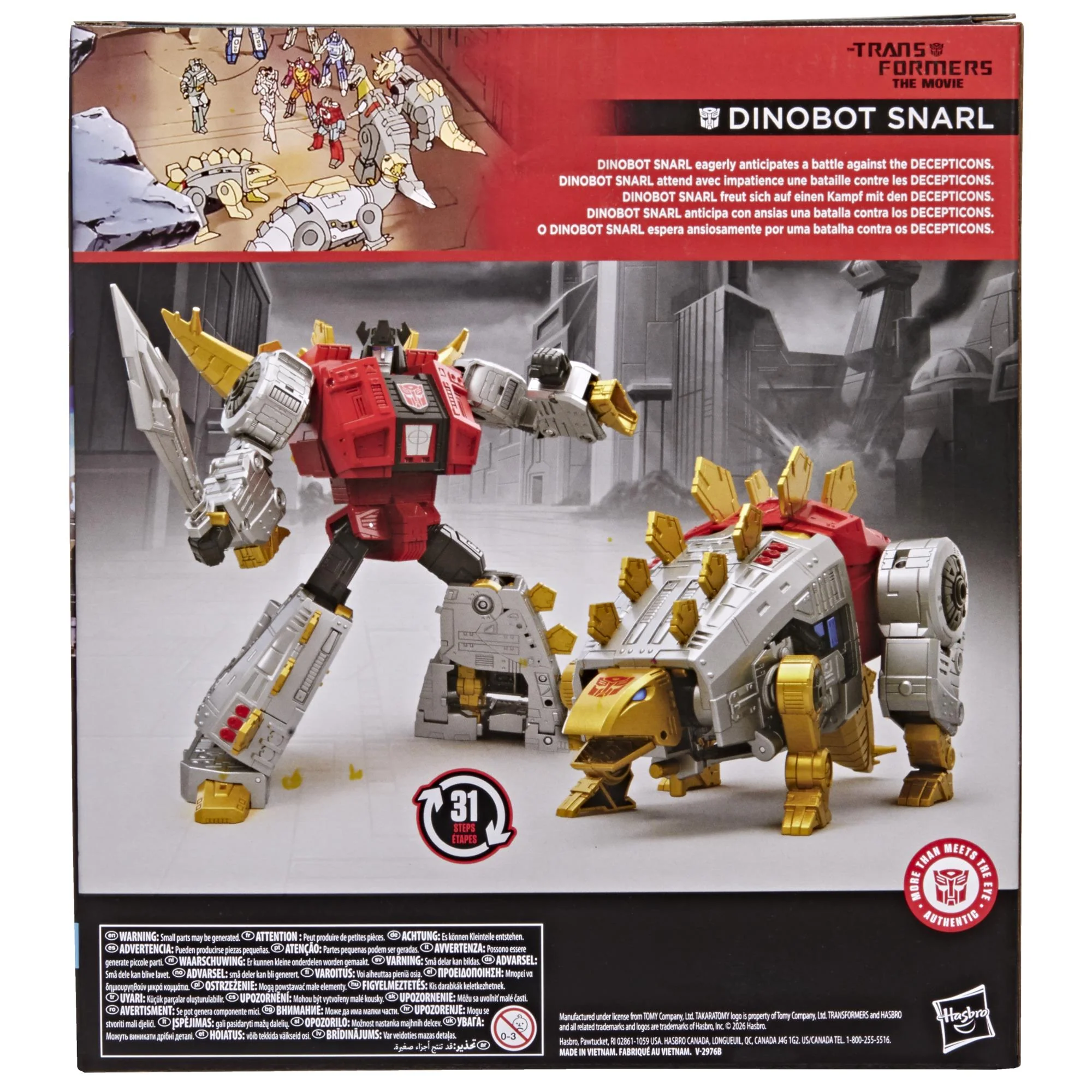 Transformers - Studio Series: Transformers: The Movie - Dinobot Snarl Figure - Image 15