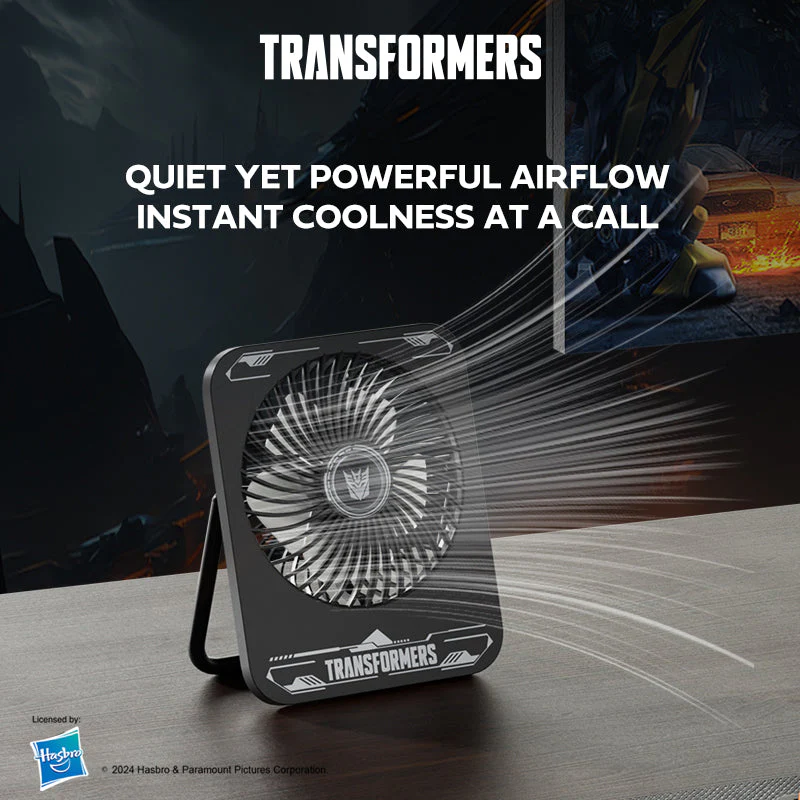 Transformers TF-F01 Portable Desktop Fan (White) - Image 8