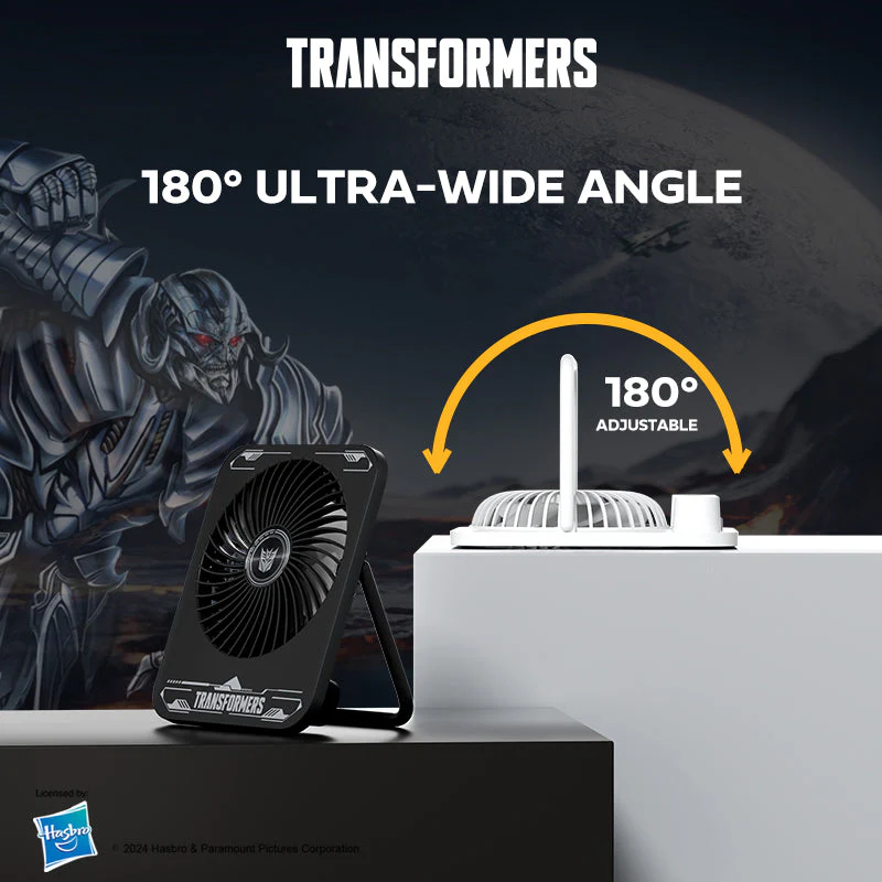 Transformers TF-F01 Portable Desktop Fan (White) - Image 9