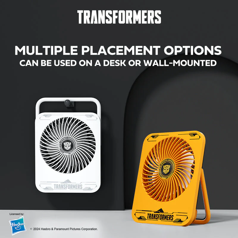 Transformers TF-F01 Portable Desktop Fan (Yellow) - Image 3