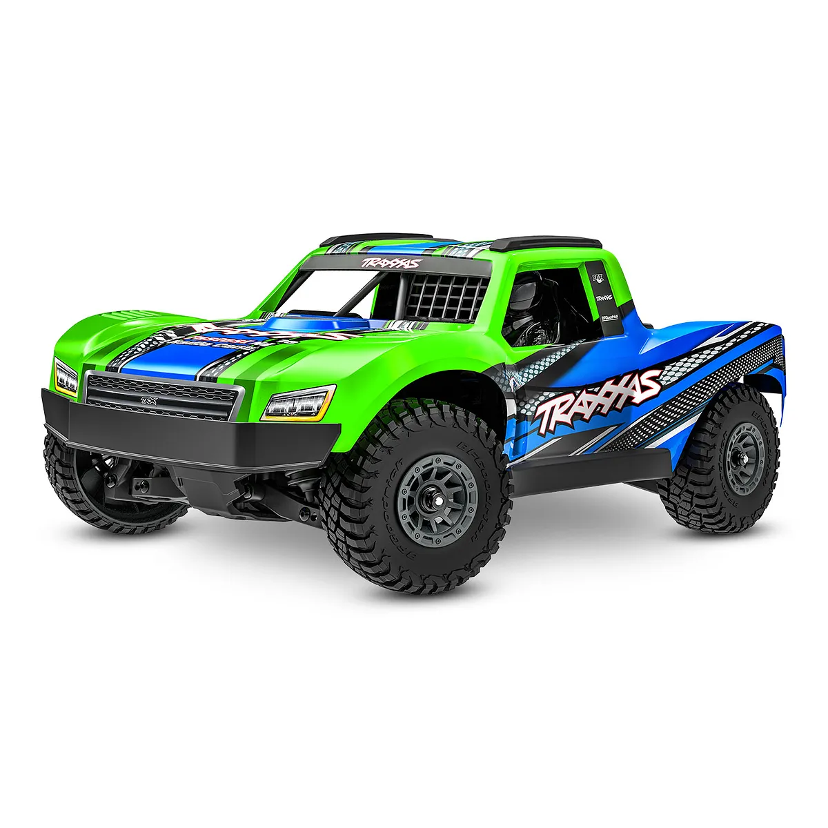 Traxxas Mini Slash 4X4 BL2S RC Short Course Truck Electric Brushless 4WD 1/16 Scale RTR - Yellow - Image 2