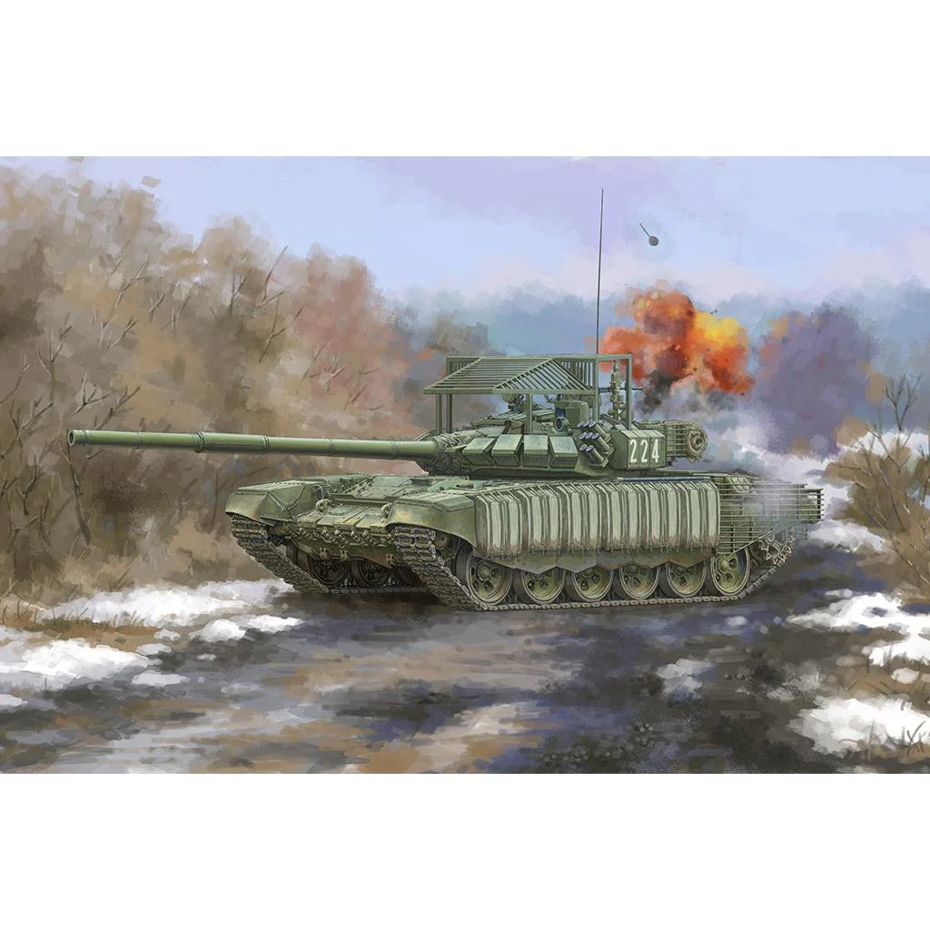 Trumpeter 1/35 Russian T-72B3 Tank – 4S24 ERA - Image 2
