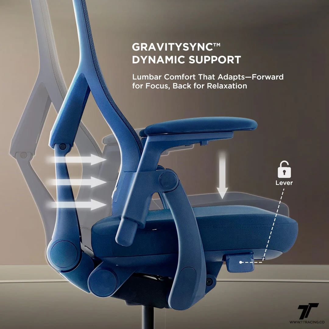 TT Aeroflex Ergochair - Ashy Grey - Image 4