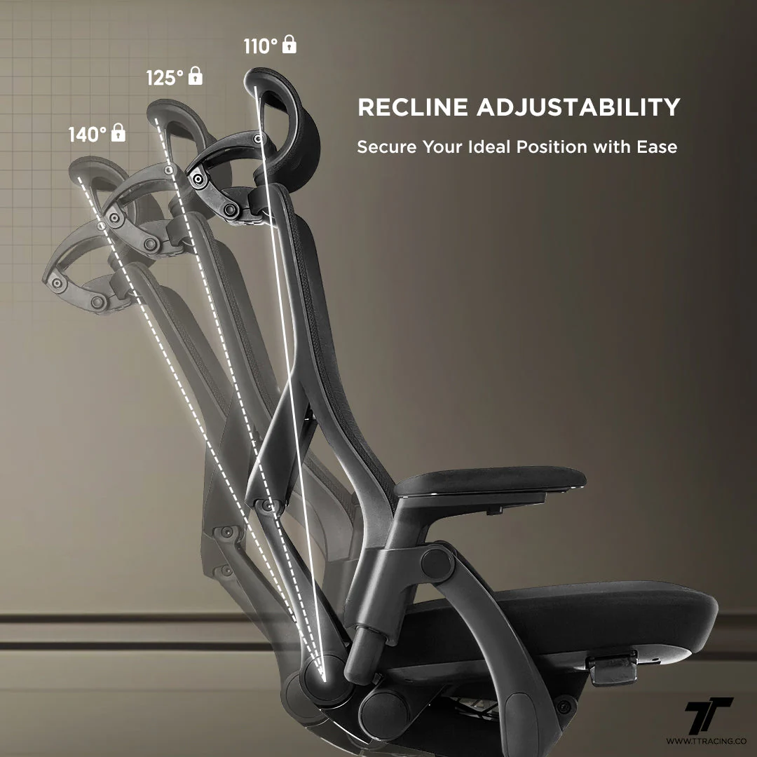 TT Aeroflex Ergochair - Ashy Grey - Image 7
