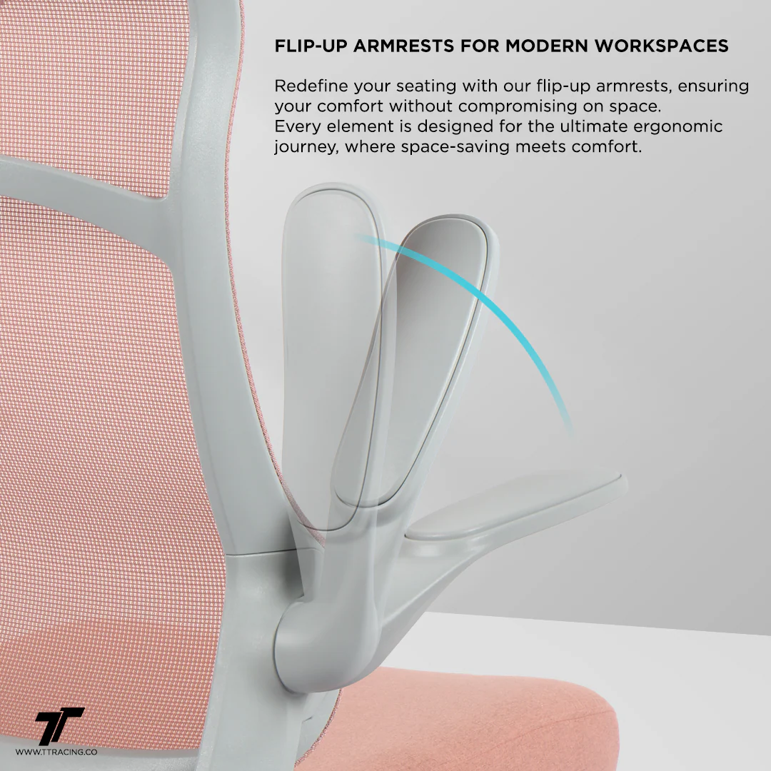 TT AIRFLEX Ergochair - Graphite Black - Image 6