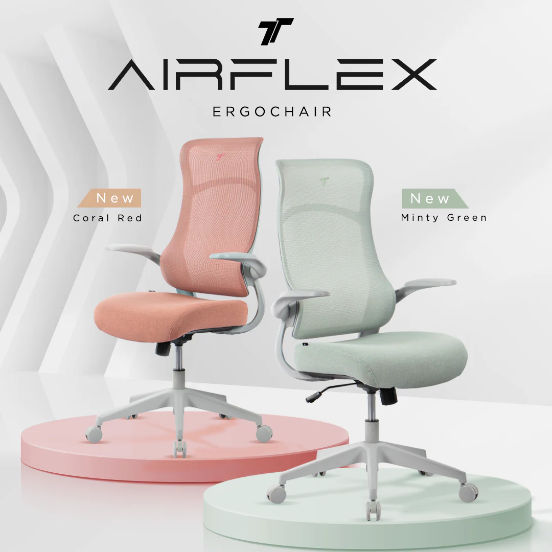 TT AIRFLEX Ergochair - Minty Green - Image 2