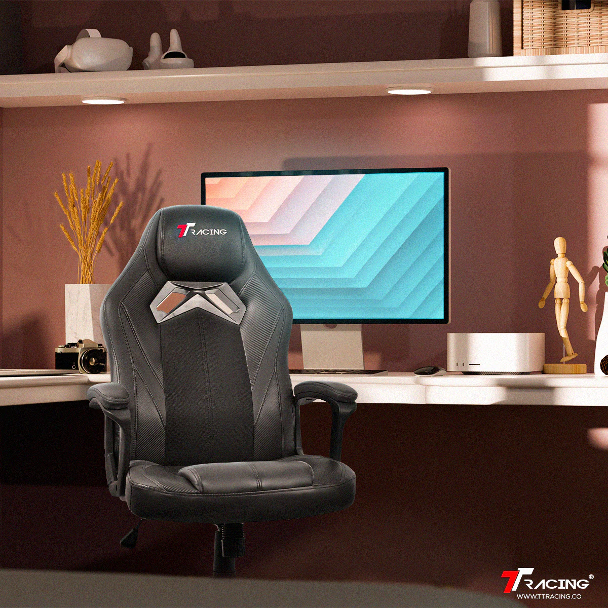 TTRacing Duo V3 Air Threads Fabric Gaming Chair (Dusk) - Image 2
