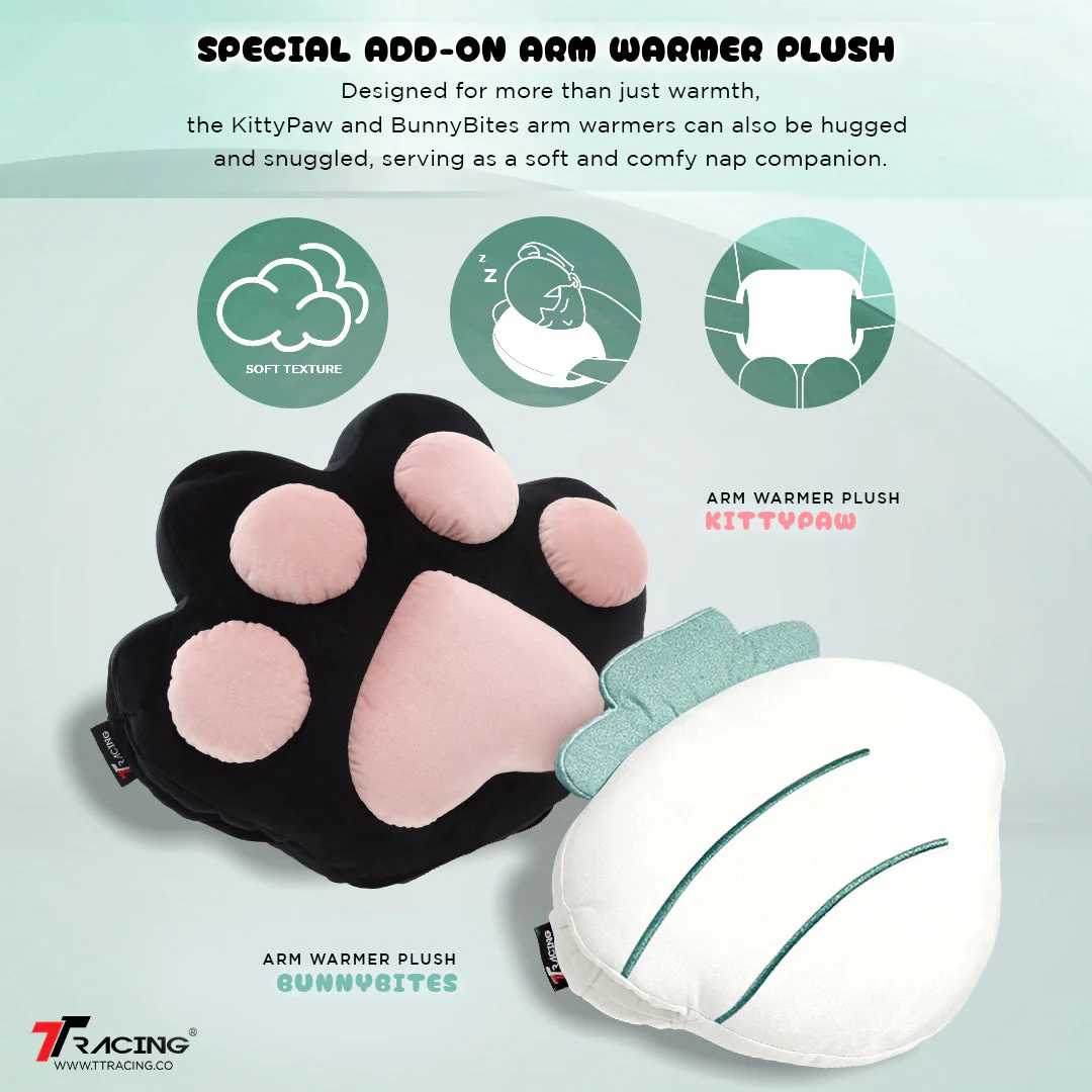 TTRacing DUO V4 Air Threads Fabric Gaming Chair (BunnyBliss) - Image 5