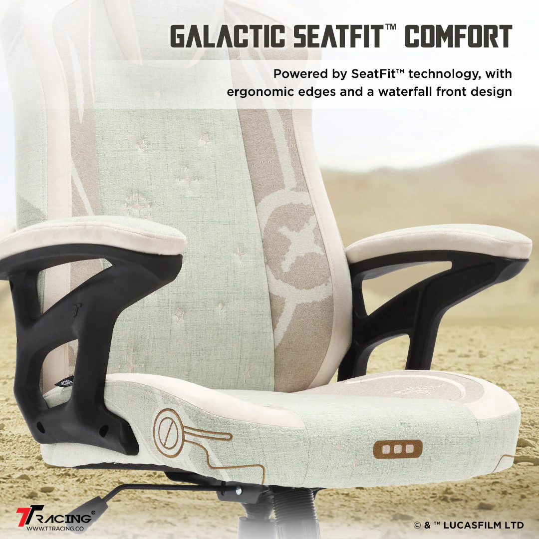 TTRacing Duo V4 Air Threads Fabric Gaming Chair (Grogu Edition) - Image 5