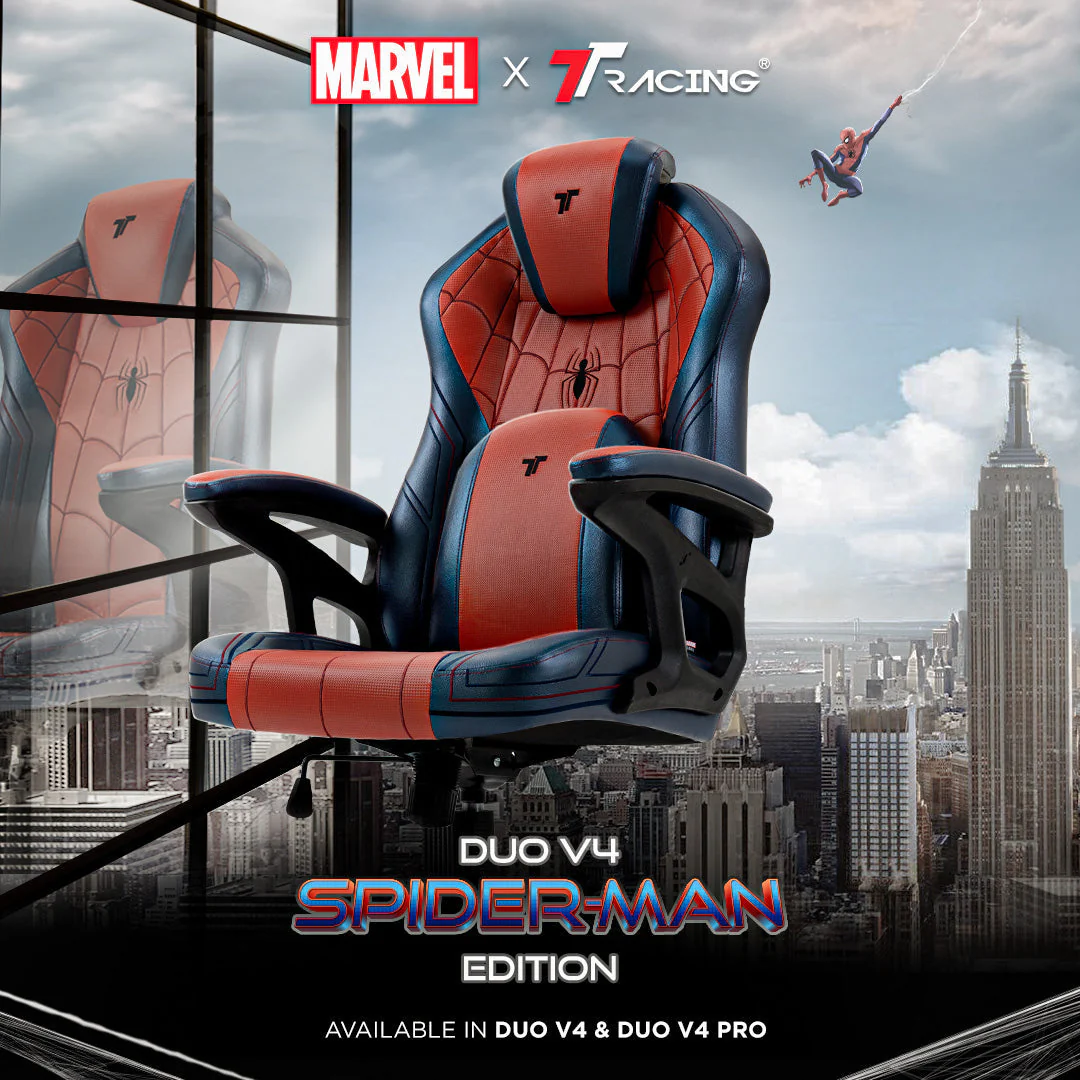TTRacing Duo V4 Gaming Chair (Spider-Man Edition) - Image 2